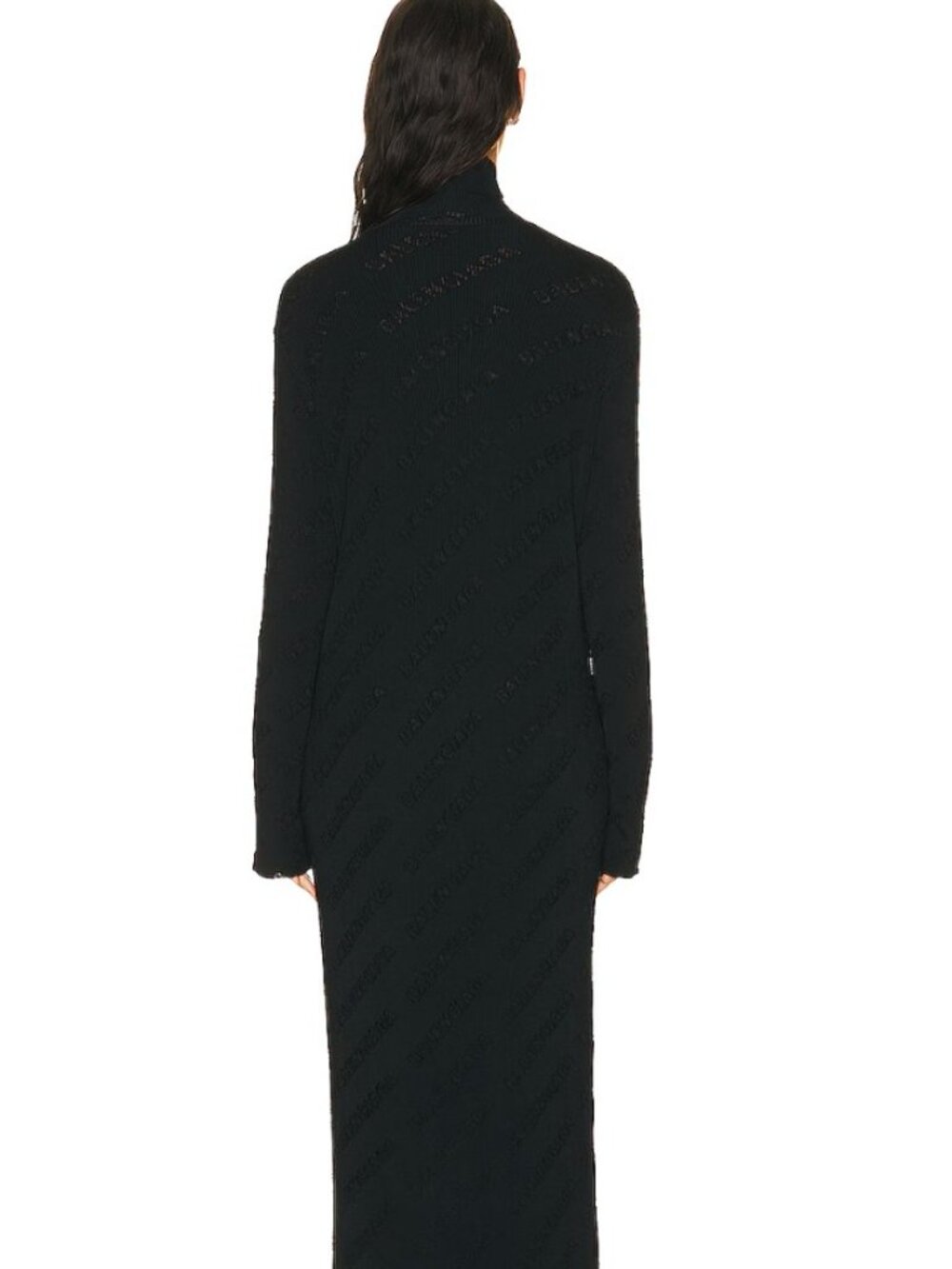 NWT Balenciaga Logo Destroyed Midi Dress - Picture 3 of 8